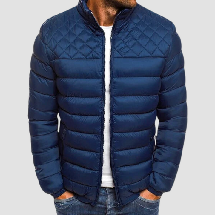 Fashionable men's lightweight jacket by VanguardWear, ideal for casual spring/fall outings & everyday style.