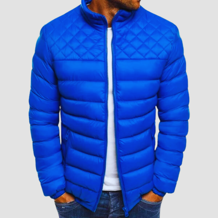Modern men's versatile jacket; stylish outerwear for everyday wear & light outdoor adventures in spring/fall.
