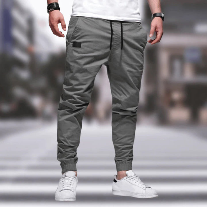 Men's stylish everyday trousers, comfortable fit for casual wear. Perfect for versatile smart-casual menswear.