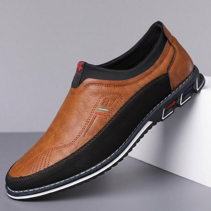 Men's stylish hybrid loafers for smart casual wear, comfortable slip-on shoes.