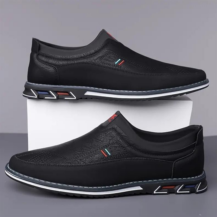 Versatile men's hybrid loafers, perfect blend of style and cushioned comfort for footwear.