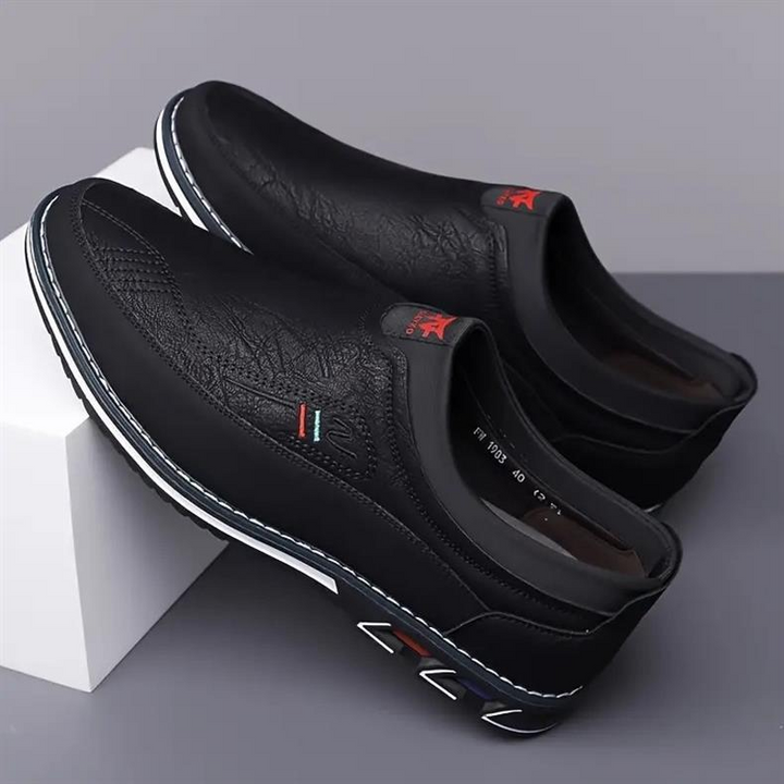 Mens slip-on loafers, hybrid style for casual & smart casual outfits, truly comfortable.