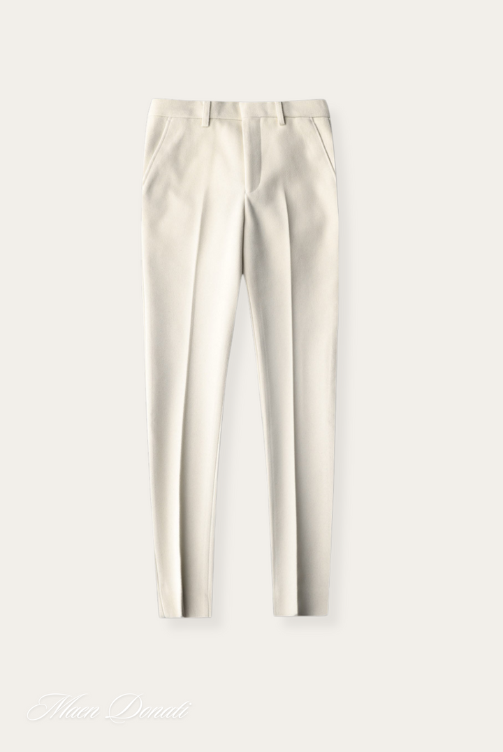 Men's stylish insulated trousers, Simon model, perfect for fall & winter. Comfortable, warm casual & formal pants.