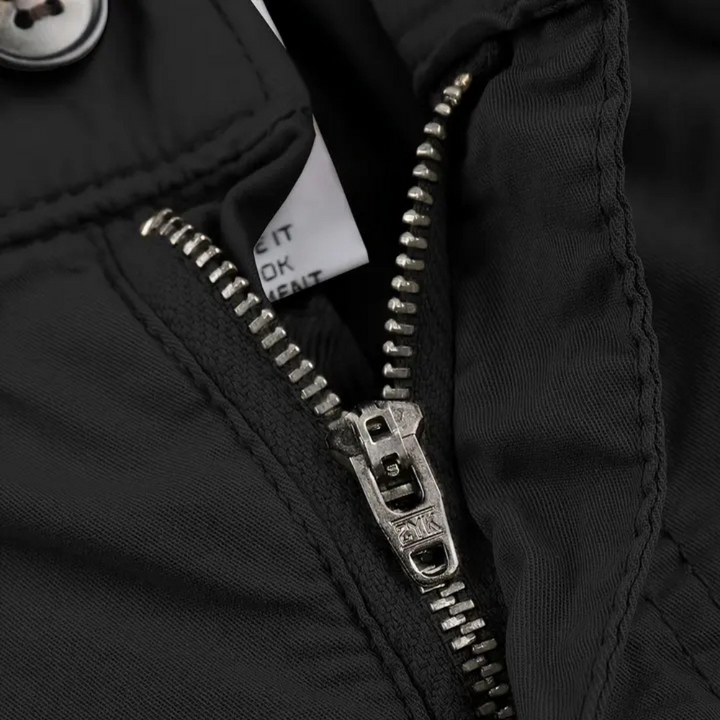 Utility men's Logan cargo trousers with multiple pockets for practical storage. Great for outdoor use.