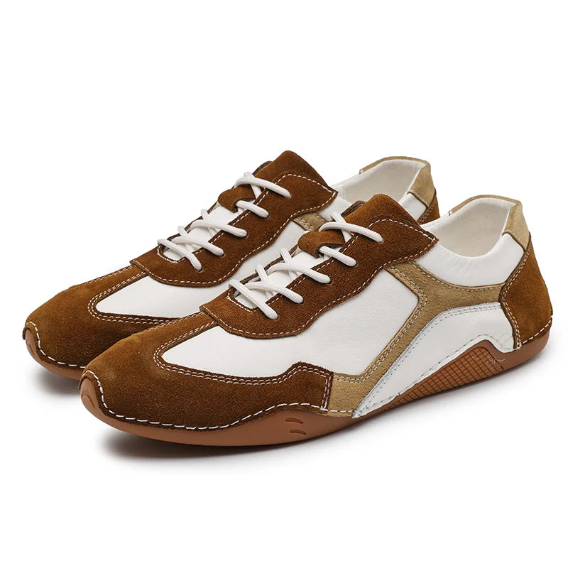 Everyday men's low-top sneakers with a stylish gum sole. Comfortable, durable, and versatile.