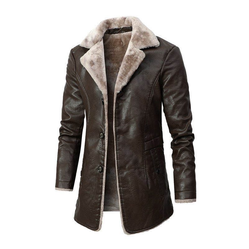 Warm men's winter coat, insulated Lukas jacket for extreme cold. Stylish outerwear & durable for everyday men's fashion.