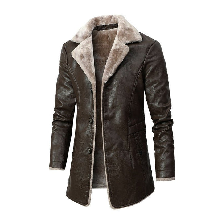 Warm men's winter coat, insulated Lukas jacket for extreme cold. Stylish outerwear & durable for everyday men's fashion.