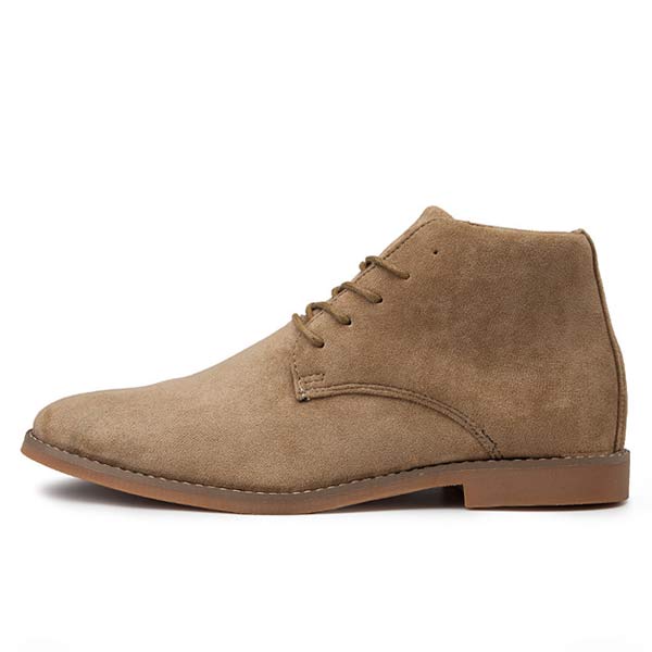 UrbanStride Classic men's mid-top lace-up shoes, blending casual style with dress shoe comfort.