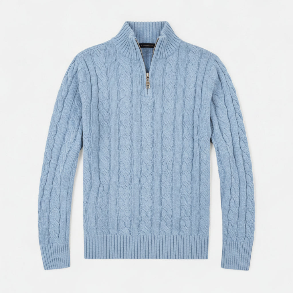 Comfortable men's open-front cardigan, a stylish knit sweater for a modern look.