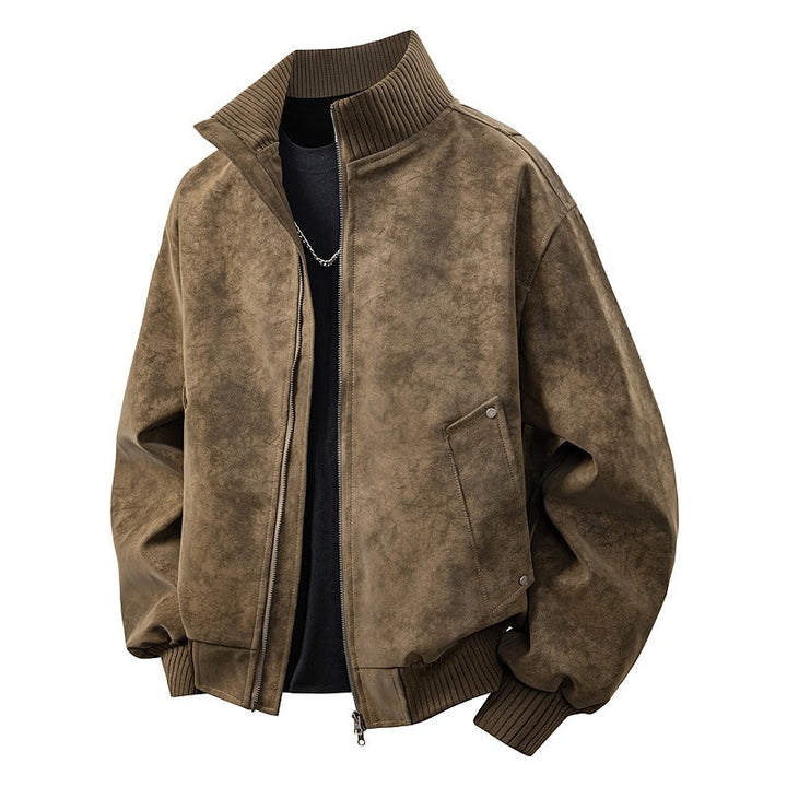 Comfortable men's oversized bomber jacket, offering ultimate style for everyday streetwear.