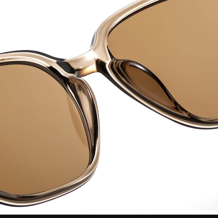 Outdoor men's polarized wood frame sunglasses, ensuring clear vision & style for summer adventures.