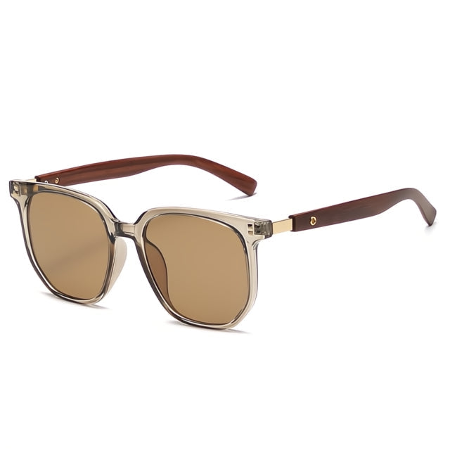 Eco-friendly wooden frame polarized sunglasses for men, a unique and stylish eyewear accessory.