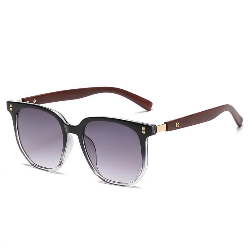 Fashionable men's wood frame polarized sunglasses, great for driving, beach, and all outdoor summer activities.