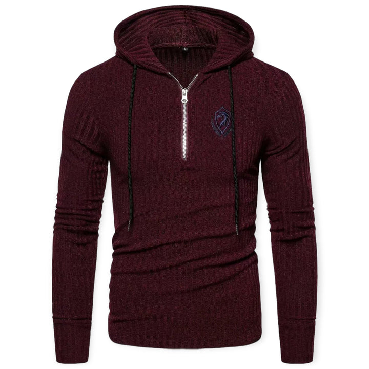 Men's stylish printed sweater with a unique urban wild design. Comfortable crew neck long sleeve top.