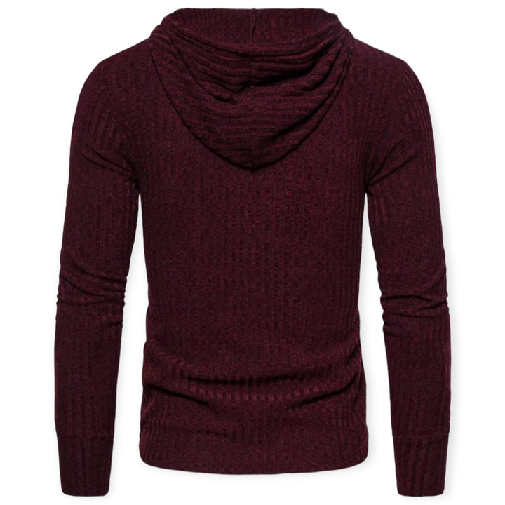 Warm & comfortable men's printed sweater. Stylish long sleeve crew neck top for casual urban wear.