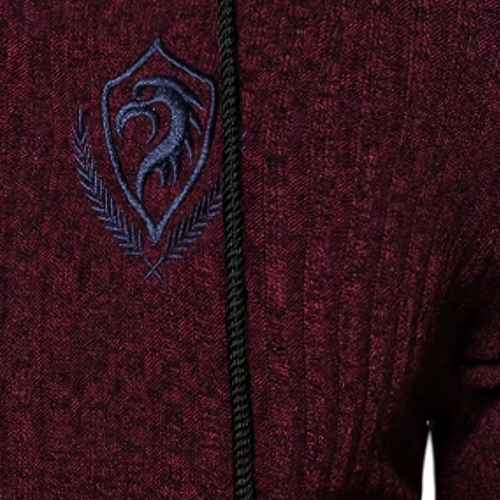 Versatile men's printed sweater. Unique design for modern urban fashion, long sleeve & comfortable.