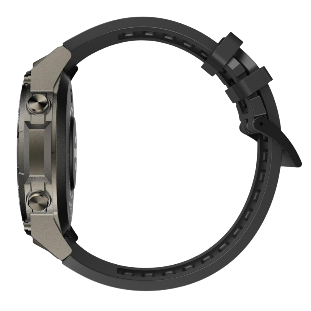 Comfortable men's Pulse XR silicone strap smartwatch, a sleek tech gadget & activity tracker.