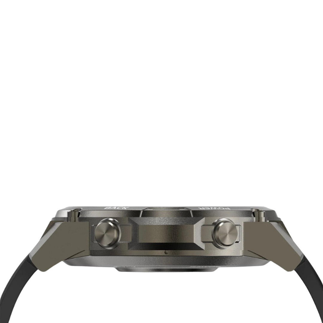 Pulse XR men's smart device: a stylish, waterproof fitness & health monitor with digital display.