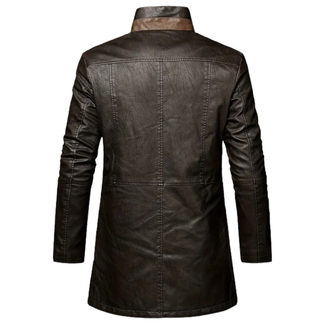 Protective men's Stealth Phantom motorcycle jacket. Stylish outerwear for riding, adventure, and everyday.
