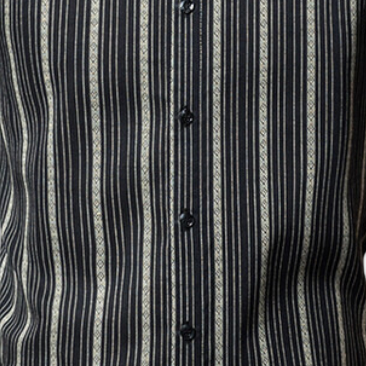 Front view of Lars men's stylish striped summer shirt, ideal for versatile summer casual wear.