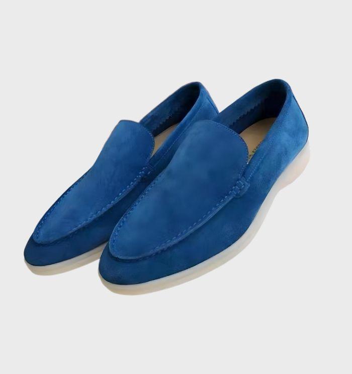 Milo men's comfortable suede loafers, perfect slip-on shoes for all-day wear and style.