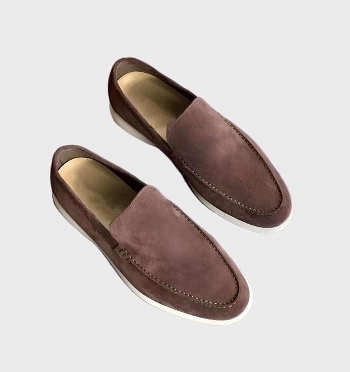 Fashion-forward men's comfortable suede slip-on loafers, Milo. Easy wear for any stylish outfit.