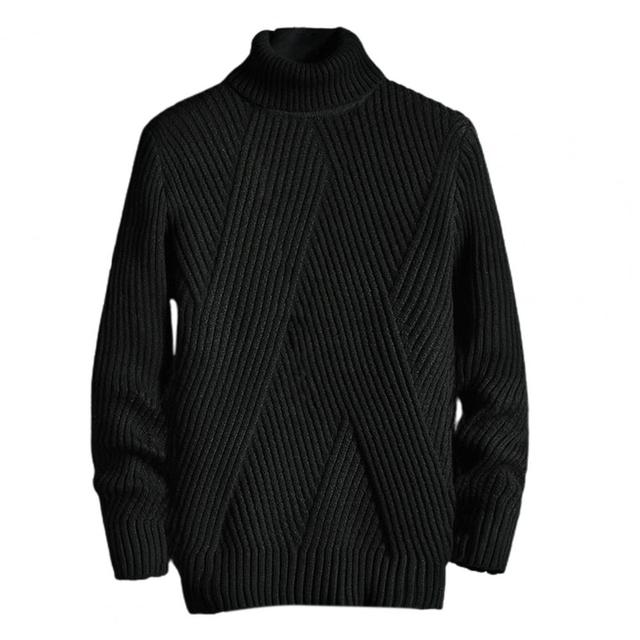 Cozy men's thick thermal sweater for maximum warmth. Ideal long-sleeve casual apparel for winter & cold weather.
