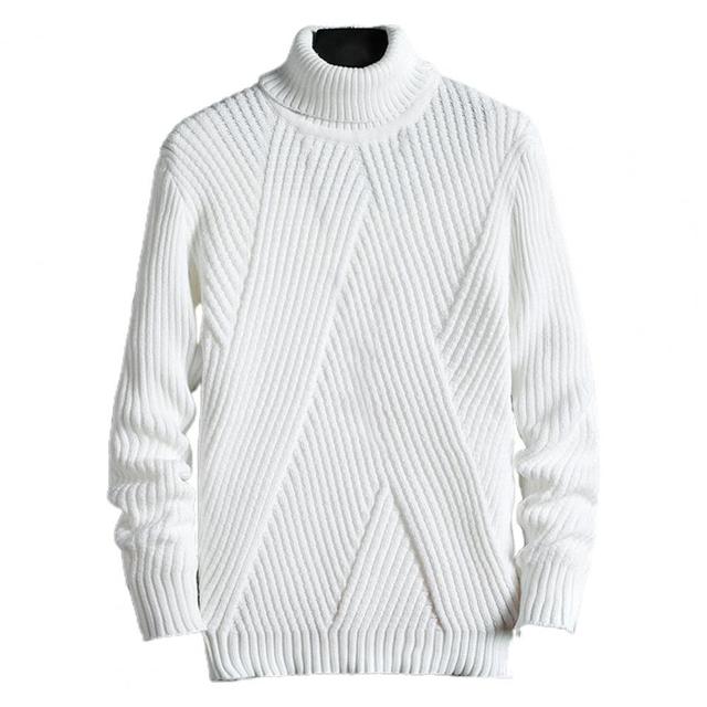 Warm men's thermal sweater, thick and comfortable. Essential long-sleeve winter wear for stylish cold weather comfort.