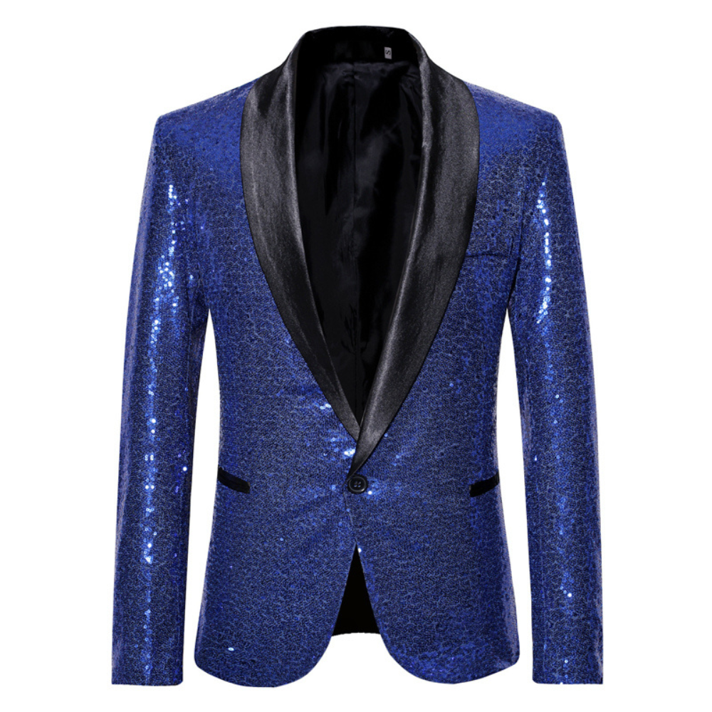 Stylish Orion men's blazer in blue, ideal for smart business, formal, and casual menswear fashion.