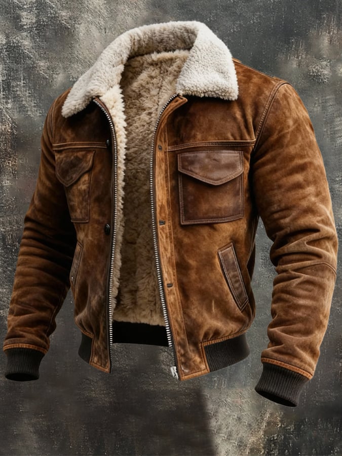 Men's stylish & warm winter jacket. Durable, vintage-style outerwear for everyday comfort & fashion.