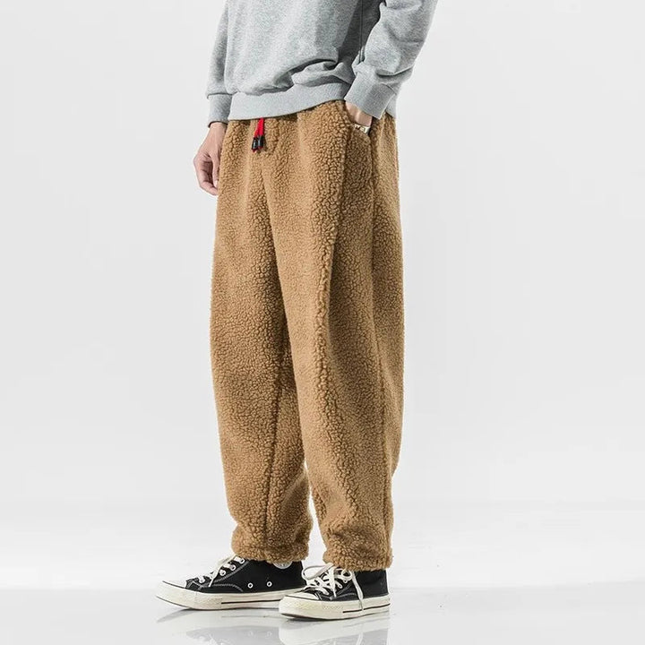 Men's Summit Sherpa Jogger Pants, plush comfort, relaxed fit for ultimate coziness.