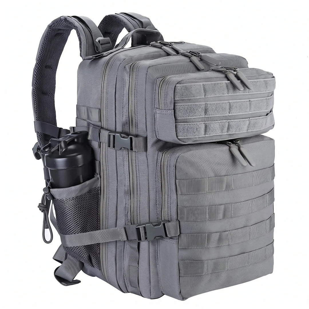 Essential men's camping pack, rugged design, ready for any outdoor adventure.