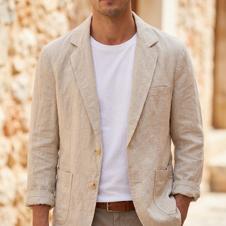Men's tailored blazer in a modern fit, perfect for smart casual or business wear. Stylish & comfortable jacket.