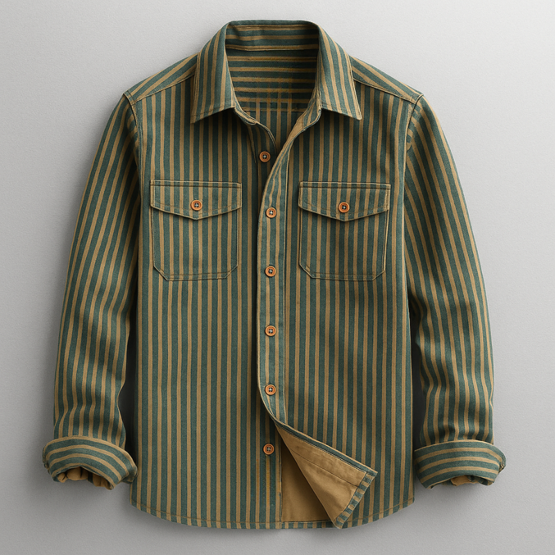 Mens tailored fit button-up shirt. Versatile long sleeve for casual, business casual & everyday wear. Multiple colors.