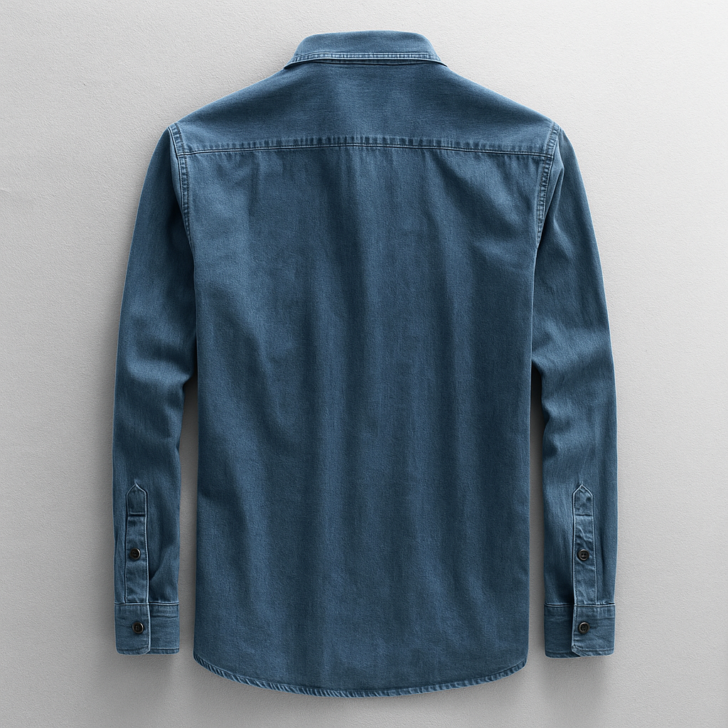 Comfortable men's button-up shirt with a tailored fit. Perfect versatile long sleeve for casual or fashion.