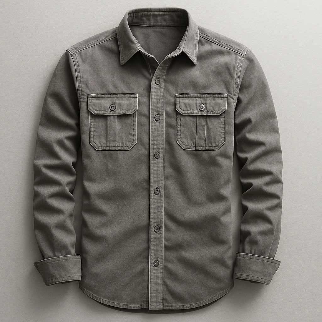 Classic men's tailored fit shirt, long sleeve and button-up. Ideal for stylish everyday and smart casual wear.