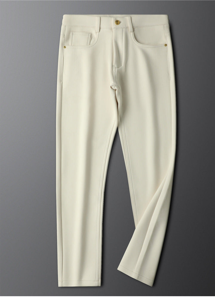 Men's fashion herringbone dress pants, tailored fit for a polished look.