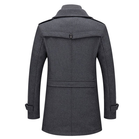 Versatile men's tailored military jacket. Essential fall/spring outerwear, modern smart casual style.
