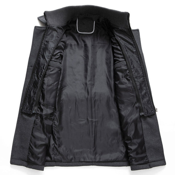 Fashionable men's tailored military jacket. A stylish layering piece for smart casual, modern fall/spring looks.