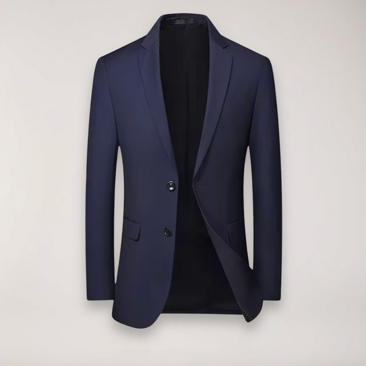 Modern tailored men's formal suit, a complete two-piece set for sophisticated wedding and event wear.
