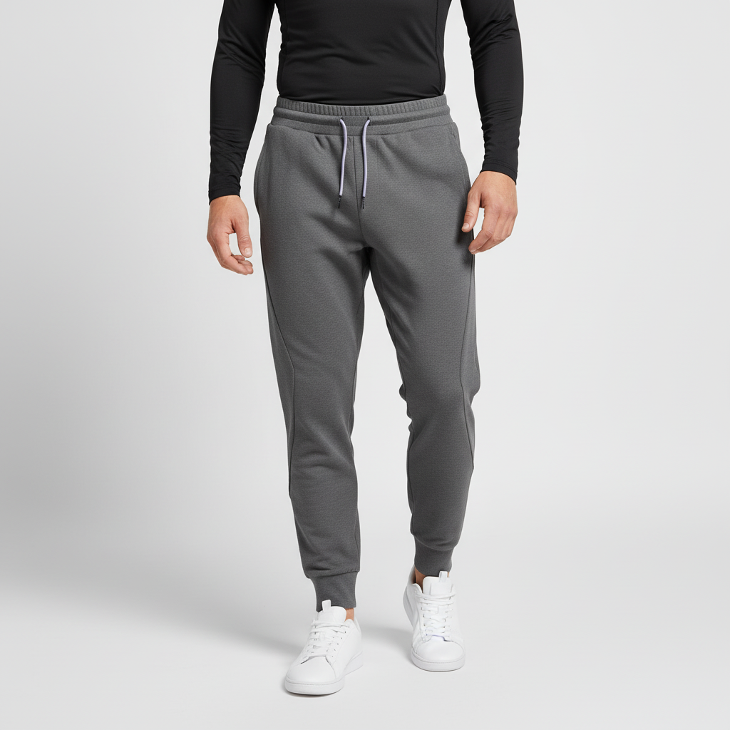 Men's Terrence casual joggers with elastic waist & drawcord for ultimate comfort & everyday wear.
