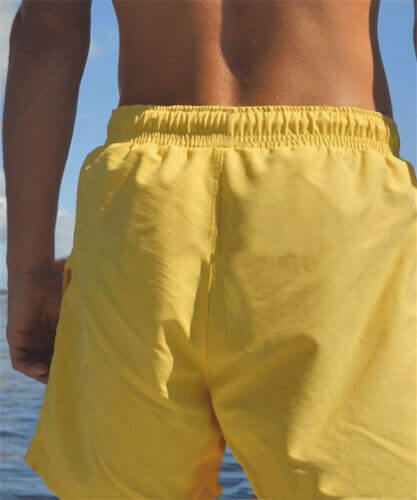 Fashionable mens thermal color-changing boardshorts, offering comfort and unique style