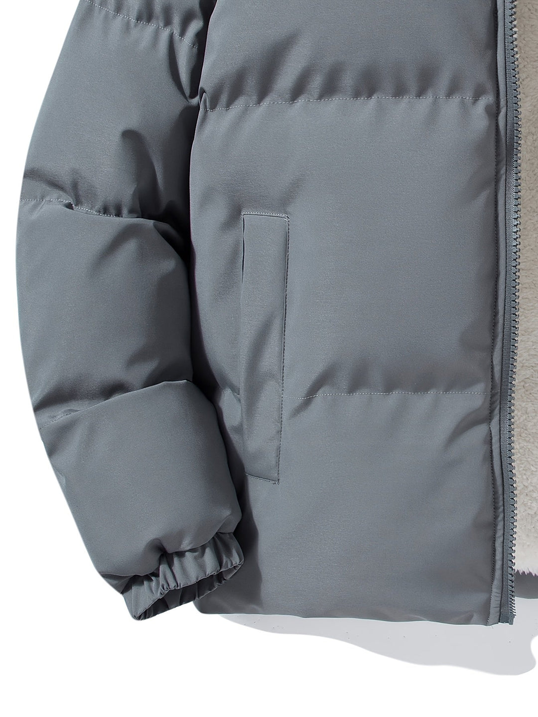Heavy-duty men's thermal quilted outerwear, offering ultimate warmth in cold climates.
