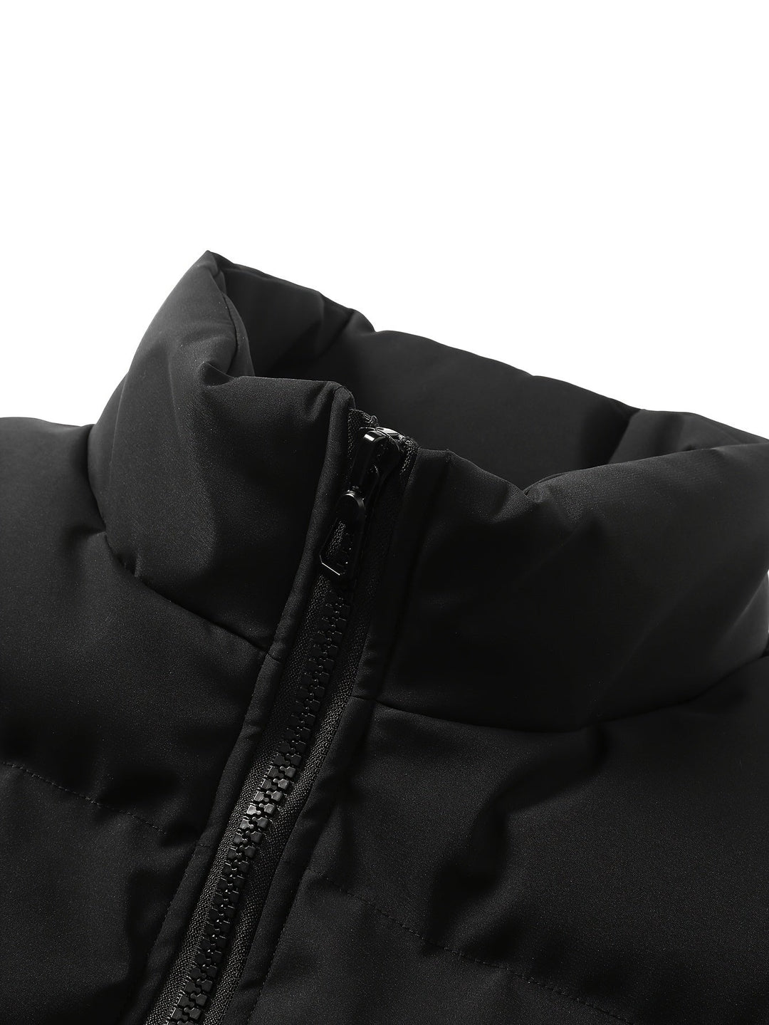 Durable men's insulated quilted winter jacket, perfect for rugged outdoor use.