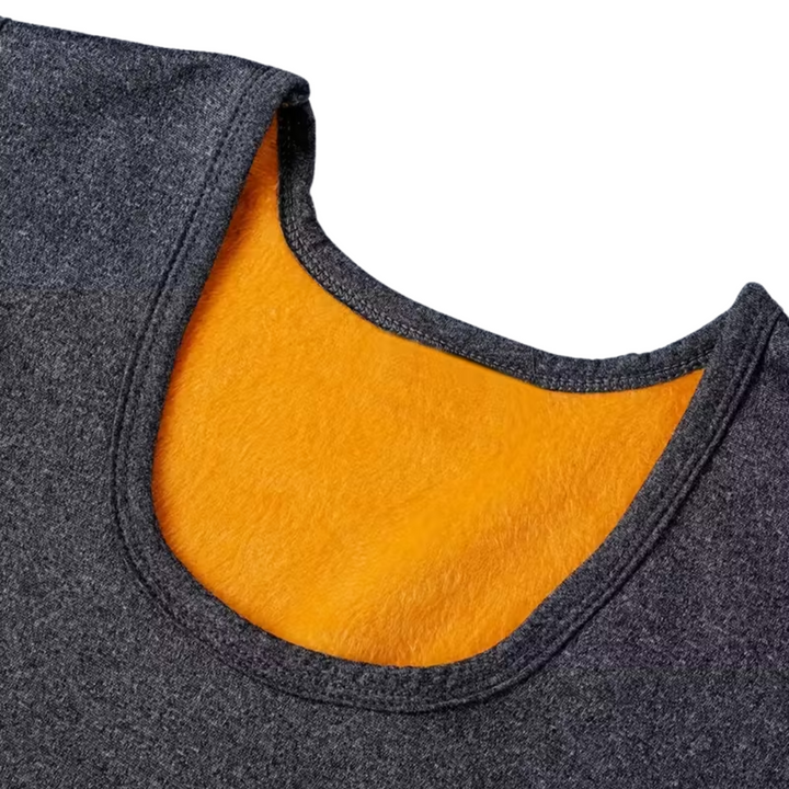 Caleb men's wind-resistant thermal sportswear tank top, ideal for cold weather layering