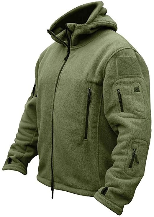 Comfortable men's fleece vest, ideal for layering warmth during casual outings or as soft winter outerwear.