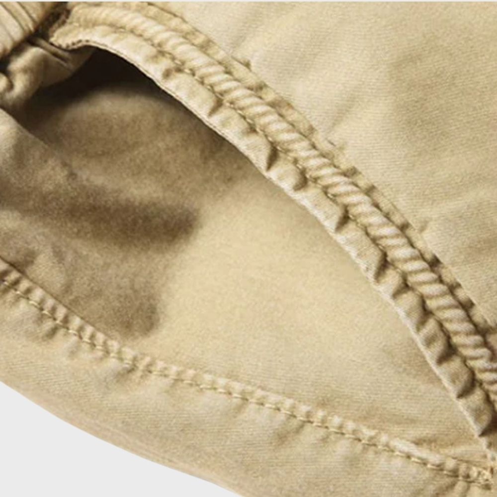 Men's cargo joggers with ample utility pockets, perfect for storing essentials on the go.
