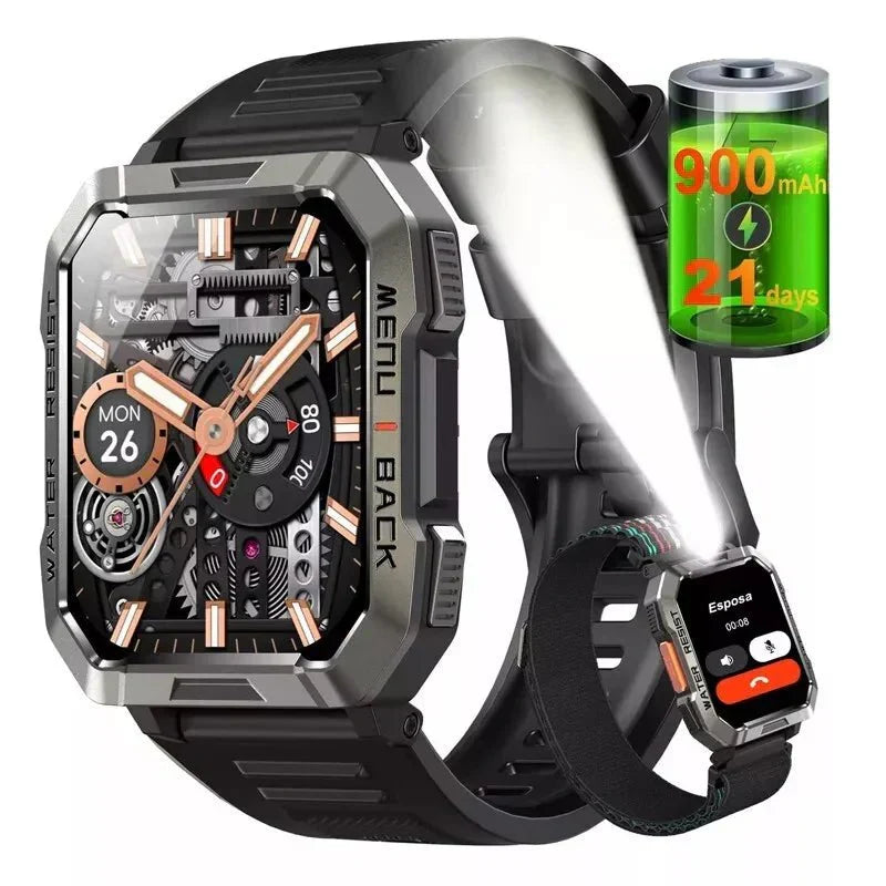 Men's TrailMate rugged outdoor smartwatch for adventure, with GPS, fitness tracking & durable design.