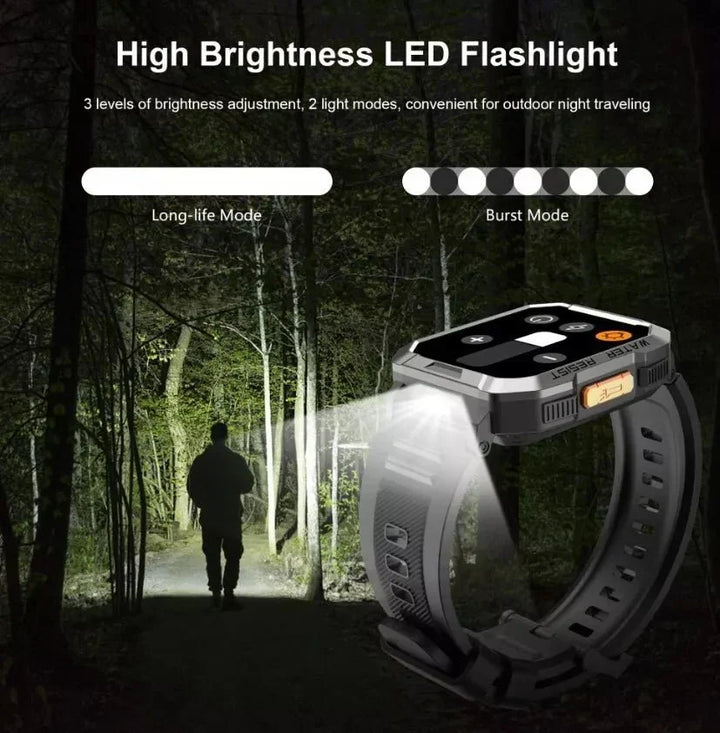 TrailMate robust outdoor smartwatch, new in box, ready for men's next big adventure.