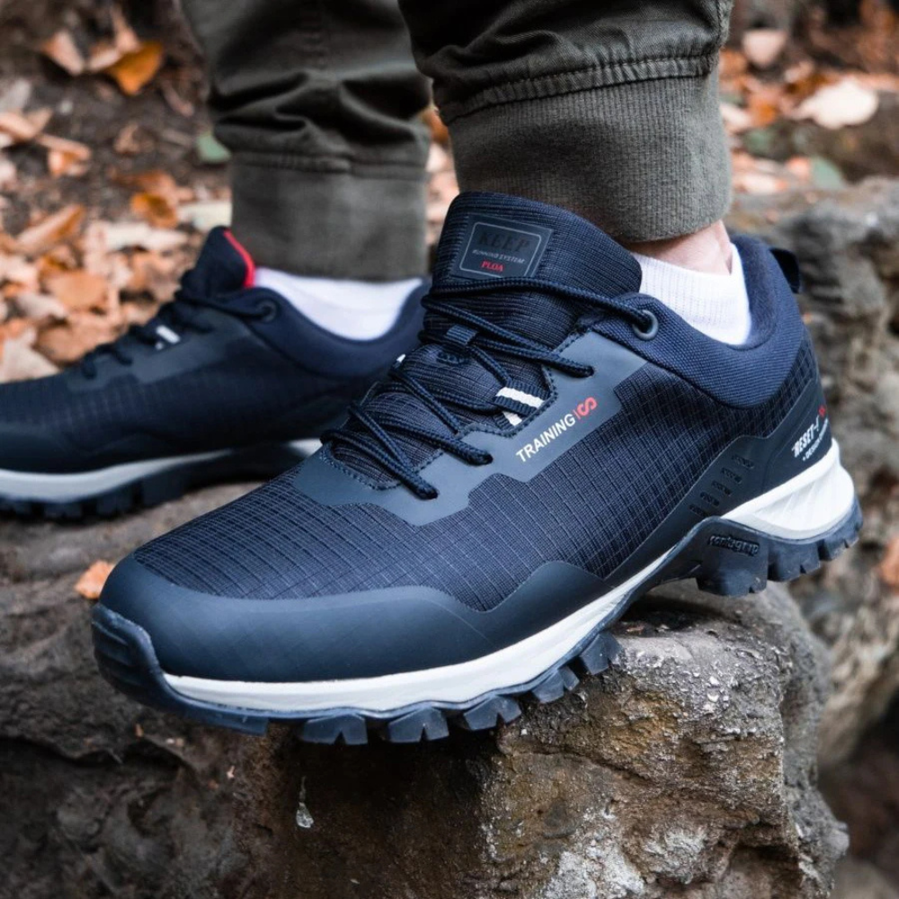 Men's TrailMax waterproof hiking shoes with non-slip grip. Ideal for all-terrain outdoor adventures and comfortable walking.